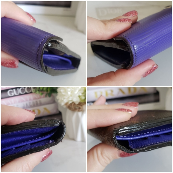 *SOLD* Authentic Pre-owned Louis Vuitton Marie Lou Monogram Epi Wallet - Picture 10 of 13